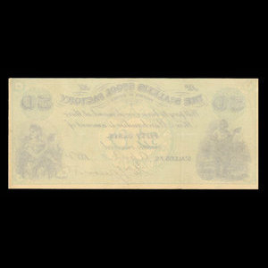 Canada, St. Alexis Spool Factory, 50 cents : April 1, 1882