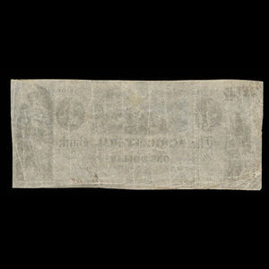 Canada, Agricultural Bank (Montreal), 1 dollar : May 3, 1842