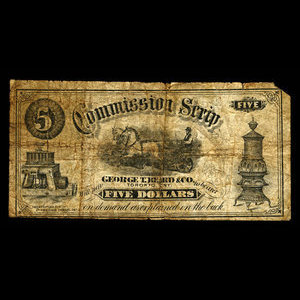 Canada, George T. Beard & Co., 5 dollars : 1894