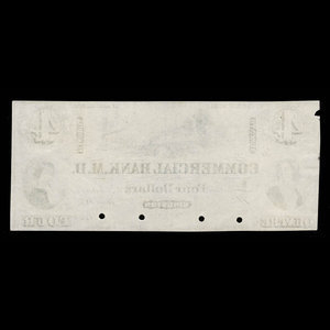 Canada, Commercial Bank of the Midland District, 4 dollars : May 2, 1855