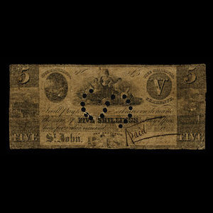 Canada, Ben Smith, 5 shillings : 1835