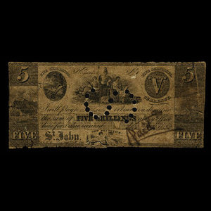 Canada, Ben Smith, 5 shillings : June 4, 1835