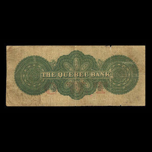 Canada, Quebec Bank, 2 dollars : November 1, 1865