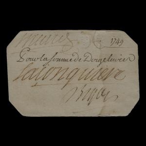 Canada, French Colonial Authorities, 12 livres : 1749