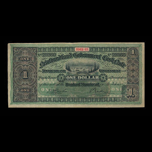 Canada, Government of Newfoundland, 1 dollar : 1913