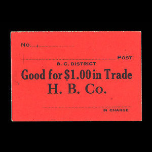 Canada, Hudson's Bay Company, 1 dollar : 1927