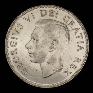 Canada, George VI, 1 dollar : 1952