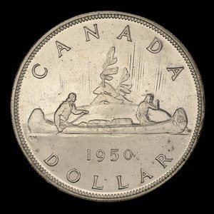 Canada, George VI, 1 dollar : 1950