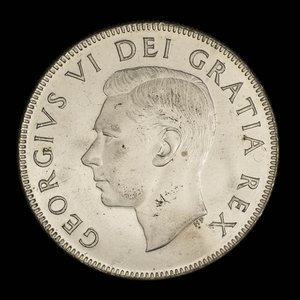 Canada, George VI, 50 cents : 1950