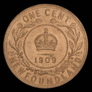 Canada, Edward VII, 1 cent : 1909