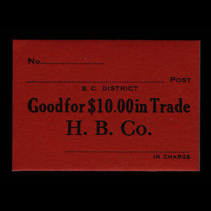 Canada, Hudson's Bay Company, 10 dollars : 1927
