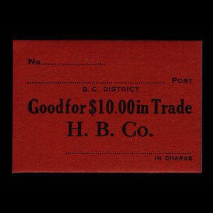 Canada, Hudson's Bay Company, 10 dollars : 1927