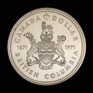 Canada, Elizabeth II, 1 dollar : 1971