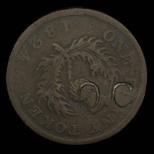 Canada, Province of Nova Scotia, 1 penny : 1824