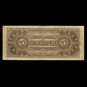 Canada, Merchants' Bank of Halifax, 5 dollars : May 1, 1890