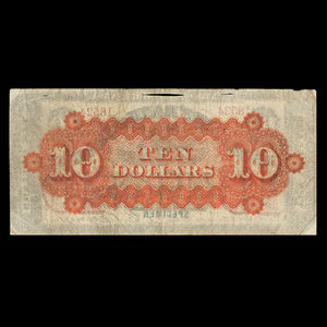 Canada, Merchants' Bank of Halifax, 10 dollars : January 1, 1874