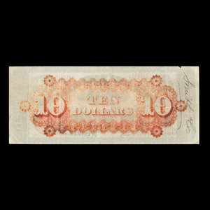 Canada, Merchants' Bank of Halifax, 10 dollars : January 1, 1878