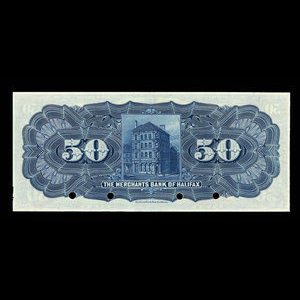 Canada, Merchants' Bank of Halifax, 50 dollars : July 18, 1899