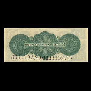 Canada, Quebec Bank, 50 dollars : 1863