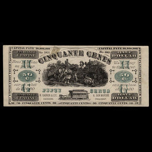 Canada, Jacques Cartier House, 50 cents : 1915