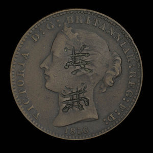 Canada, Province of Nova Scotia, 1 penny : 1856