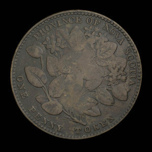 Canada, Province of Nova Scotia, 1 penny : 1856