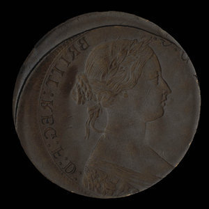 Canada, Victoria, 1 cent : 1864