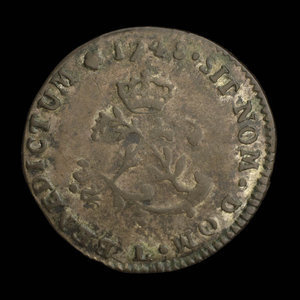 France, Louis XV, 2 sous : 1748