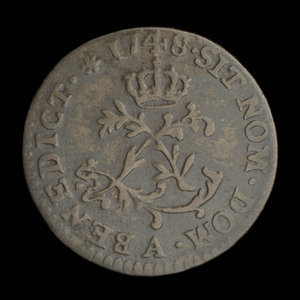 France, Louis XV, 1 sou : 1748