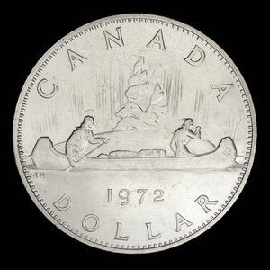 Canada, Elizabeth II, 1 dollar : 1972