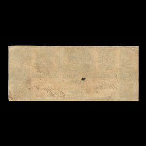 Canada, Mechanics Bank of St. John's, 3 piastres : June 1, 1859