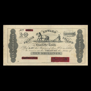 Canada, Government of Prince Edward Island, 10 shillings : 1870