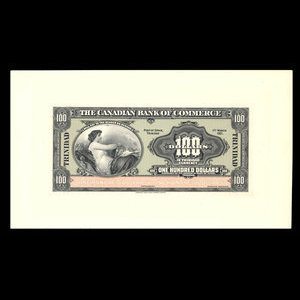 Trinidad, Canadian Bank of Commerce, 100 dollars : March 1, 1921