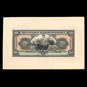 Barbados, Canadian Bank of Commerce, 20 dollars : January 2, 1922