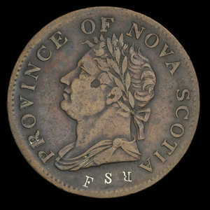 Canada, Province of Nova Scotia, 1/2 penny : 1832