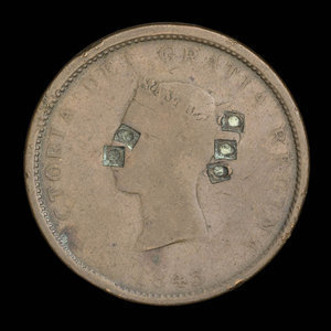 Canada, Province of New Brunswick, 1 penny : 1843