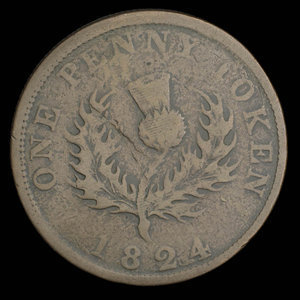 Canada, Province of Nova Scotia, 1 penny : 1824