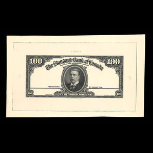 Canada, Standard Bank of Canada, 100 dollars : January 2, 1918