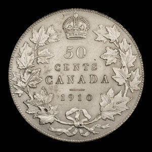 Canada, Edward VII, 50 cents : 1910
