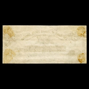 Canada, Bank of British North America, 5 dollars : January 31, 1871