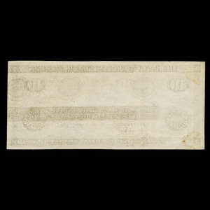 Canada, Bank of British North America, 10 dollars : January 31, 1871