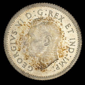 Canada, George VI, 10 cents : 1939