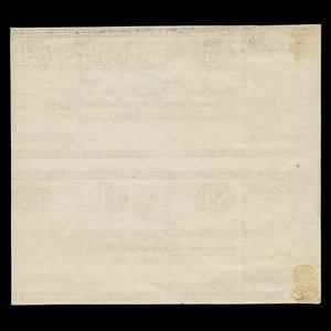 Canada, Bank of British North America, 4 dollars : January 1, 1853