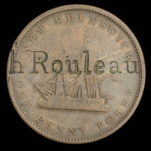 Canada, Province of New Brunswick, 1 penny : 1843