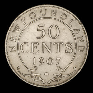 Canada, Edward VII, 50 cents : 1907