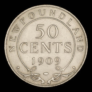 Canada, Edward VII, 50 cents : 1909