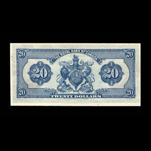Canada, Royal Bank of Canada, 20 dollars : January 3, 1935