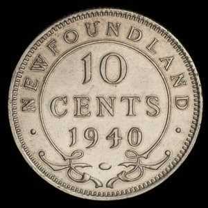 Canada, George VI, 10 cents : 1940