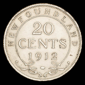 Canada, George V, 20 cents : 1912