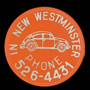 Canada, New Westminster Volkswagon Ltd., no denomination : 1972